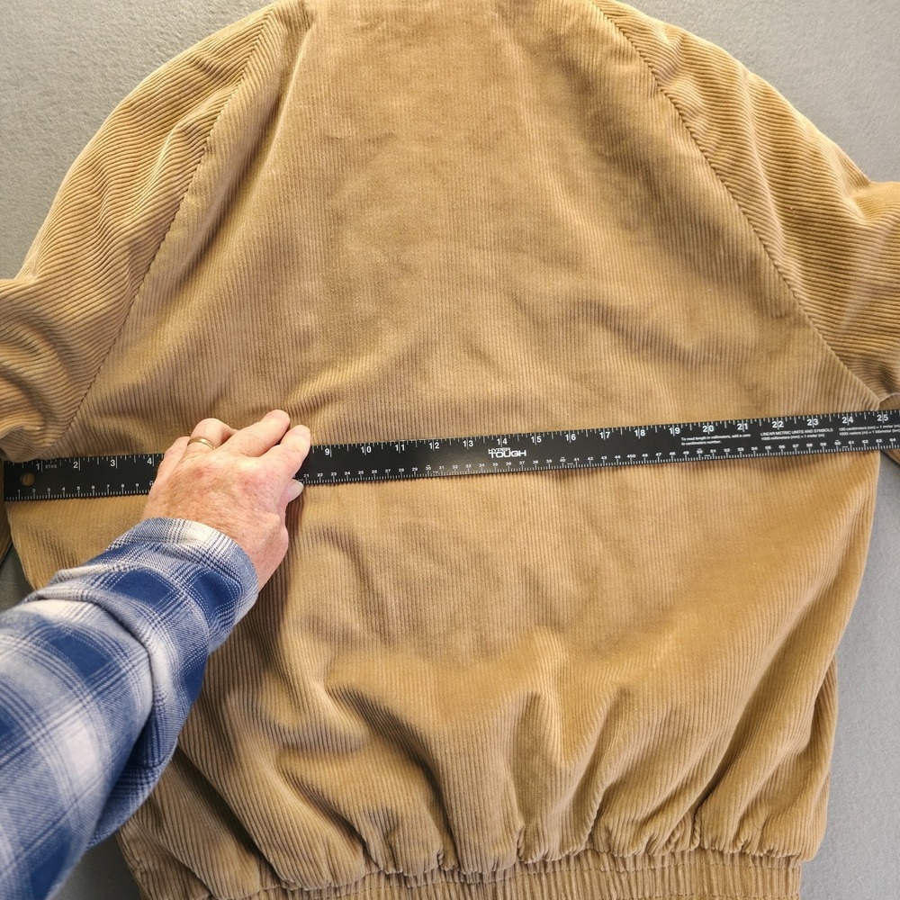 Vintage Lakeshire Men's Brown Corduroy Wool Lined Jacket Size Large Made in USA - Picture 8 of 10